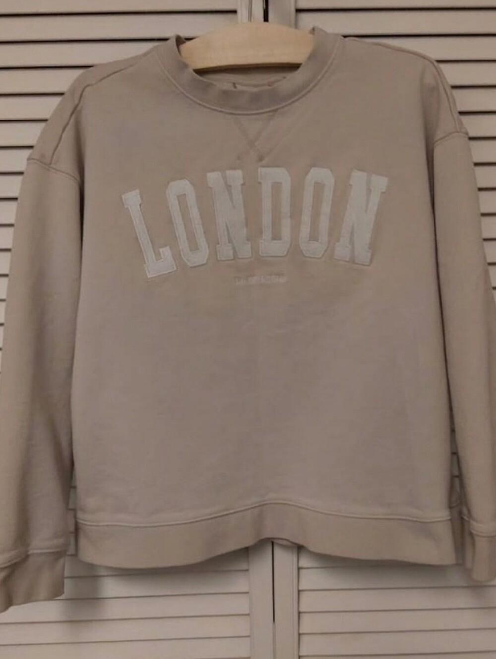 Scotch & Soda Neutral Beige 'LONDON' Crewneck Sweatshirt